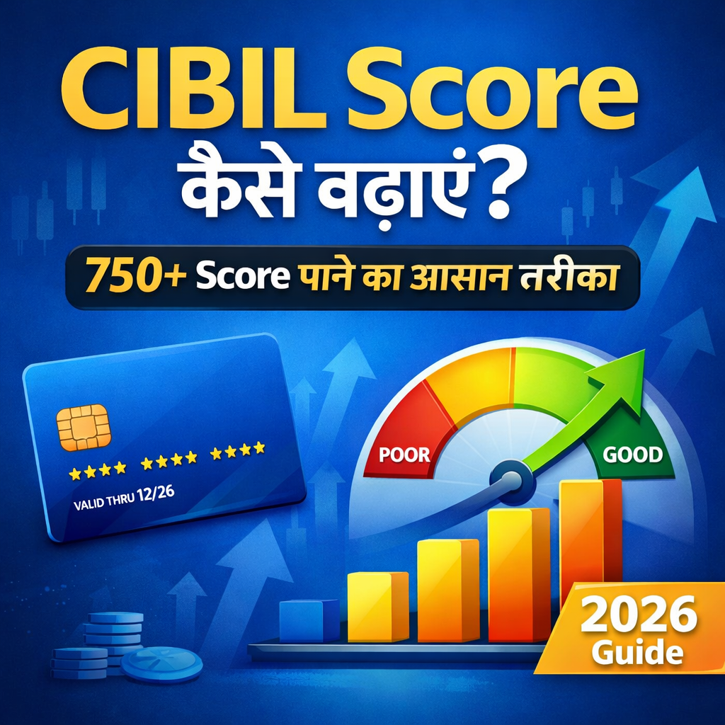 CIBIL Score कैसे बढ़ाएं 2026 –Low Score को 750+बनाने का आसान तरीका CIBIL score improve tips Hindi 2026