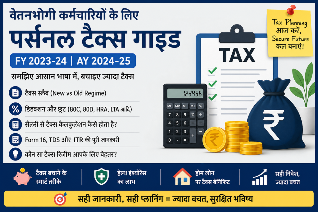Income Tax Guide for Salaried Employees FY 2023-24 AY 2024-25 India